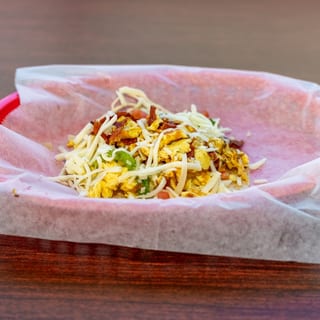 Egg & Cheese Taco with Bacon